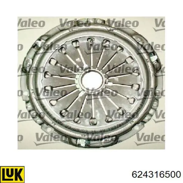 Do koszyka 624316500 LUK Zestaw sprzęgła (3 części)