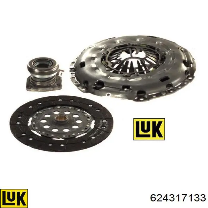 624317133 LUK Zestaw sprzęgła (3 części)
