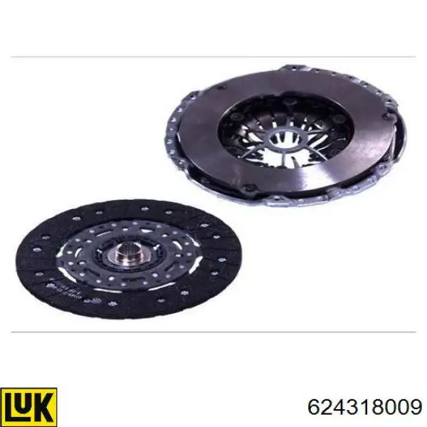Zestaw sprzęgła (3 części) LUK 624318009 cena, od 218,75 USD