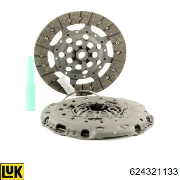 Zestaw sprzęgła (3 części) LUK 624321133 cena, od 230,96 USD
