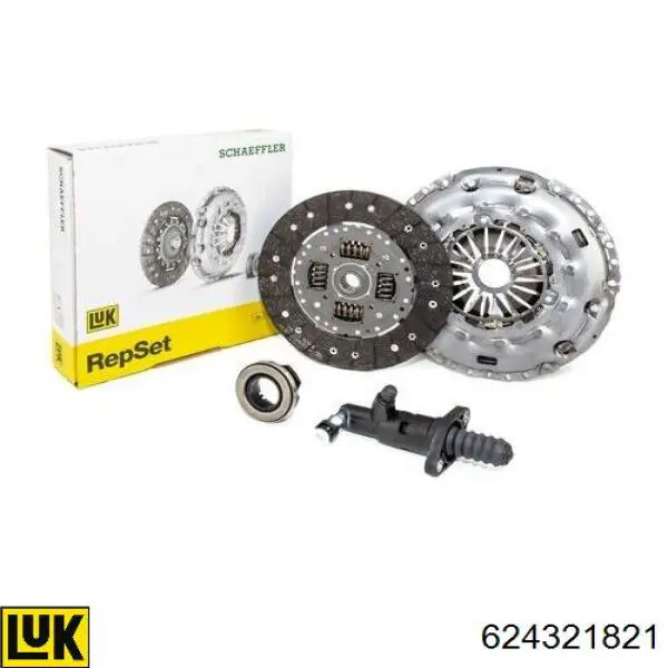 Zestaw sprzęgła (3 części) LUK 624321821 cena, od 119,26 USD