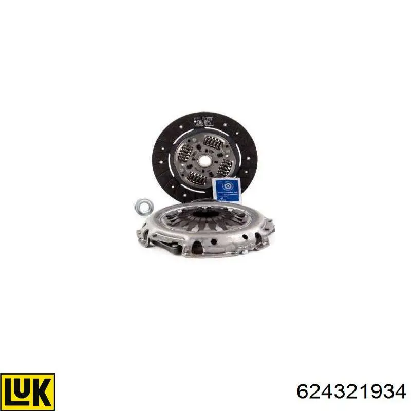 Do koszyka 624321934 LUK Zestaw sprzęgła (3 części)