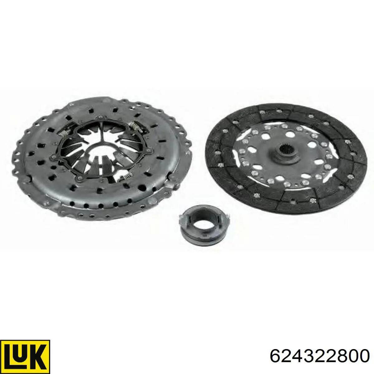 Zestaw sprzęgła (3 części) LUK 624322800