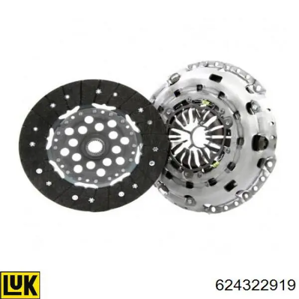 Zestaw sprzęgła (3 części) LUK 624322919 cena, od 199,41 USD