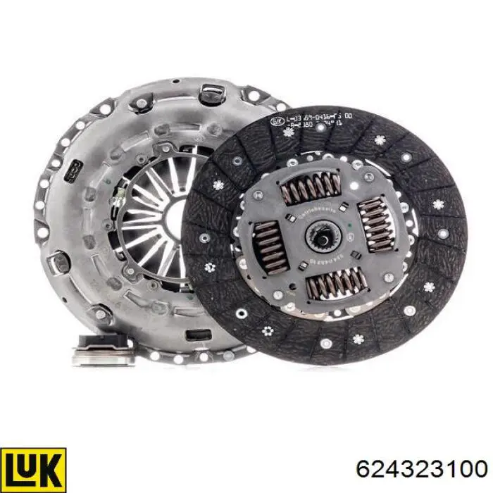 Zestaw sprzęgła (3 części) 624323100 LUK