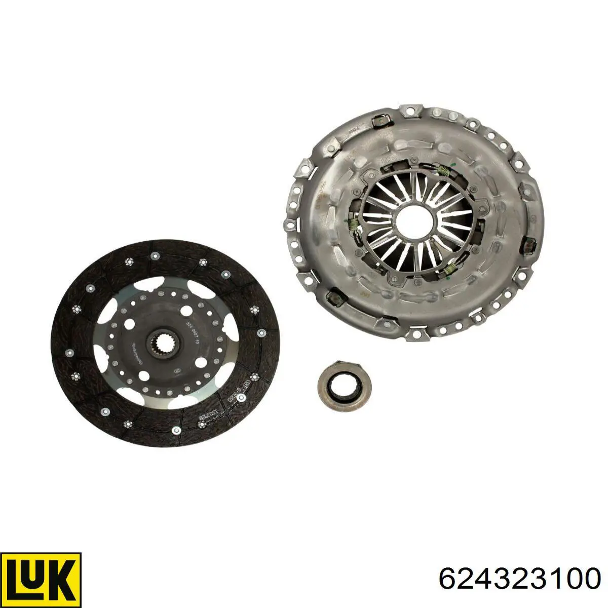 Zestaw sprzęgła (3 części) 624323100 LUK