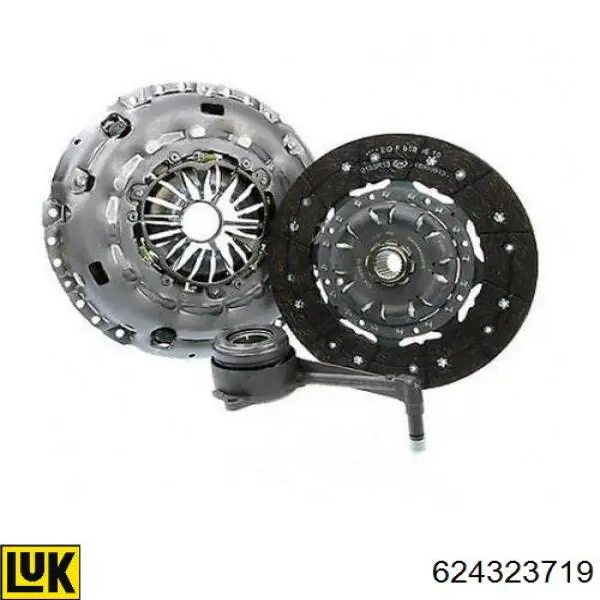 0212501401 Mercedes Zestaw sprzęgła (3 części)