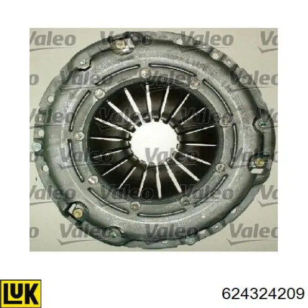 Zestaw sprzęgła (3 części) LUK 624324209 cena, od 152,09 USD