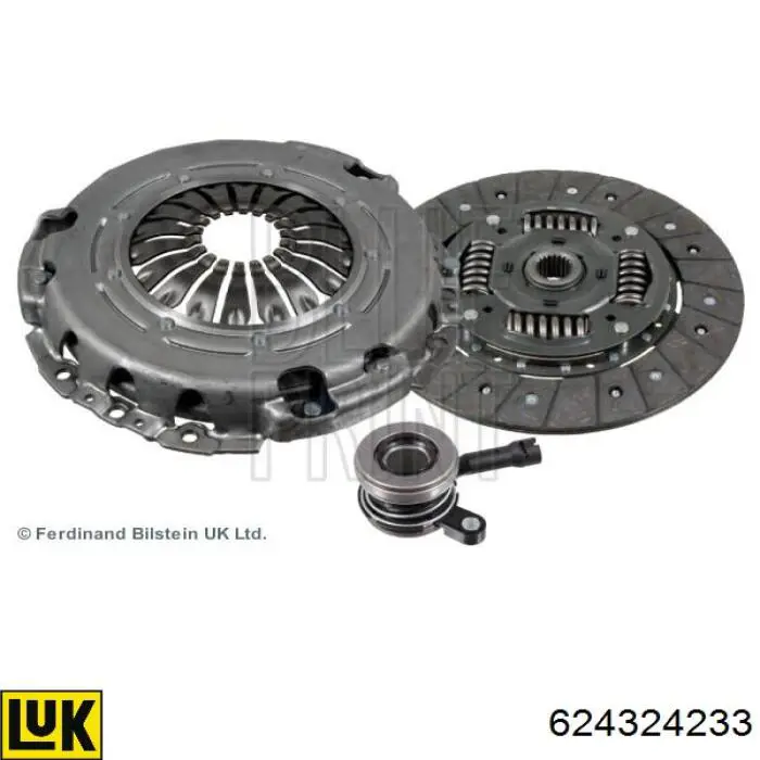Do koszyka 624324233 LUK Zestaw sprzęgła (3 części)