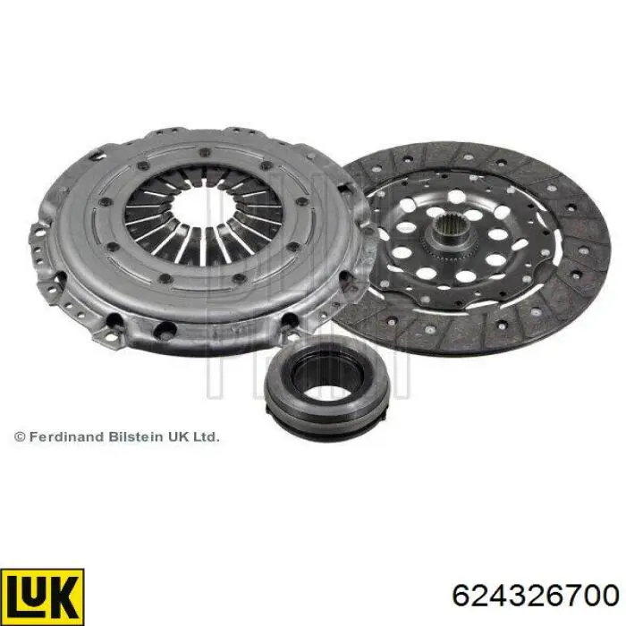 Zestaw sprzęgła (3 części) LUK 624326700