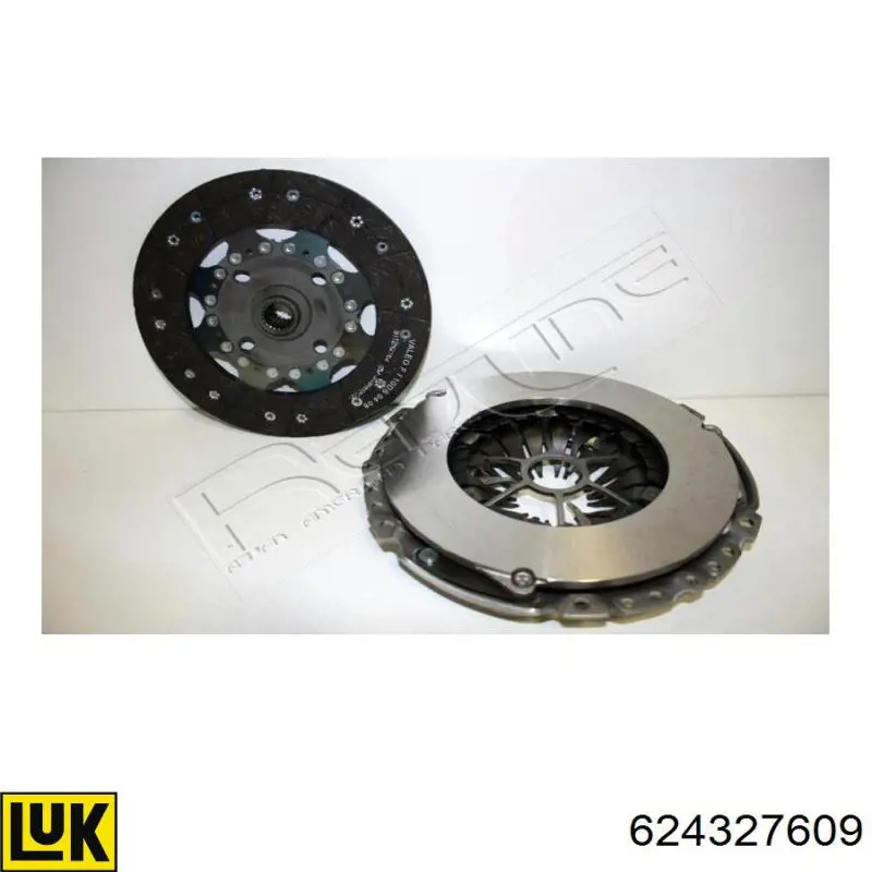 Zestaw sprzęgła (3 części) LUK 624327609 cena, od 289,10 USD