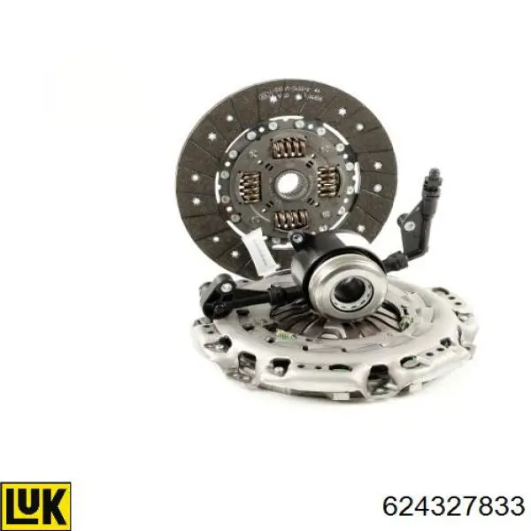 Zestaw sprzęgła (3 części) LUK 624327833 cena, od 360,13 USD