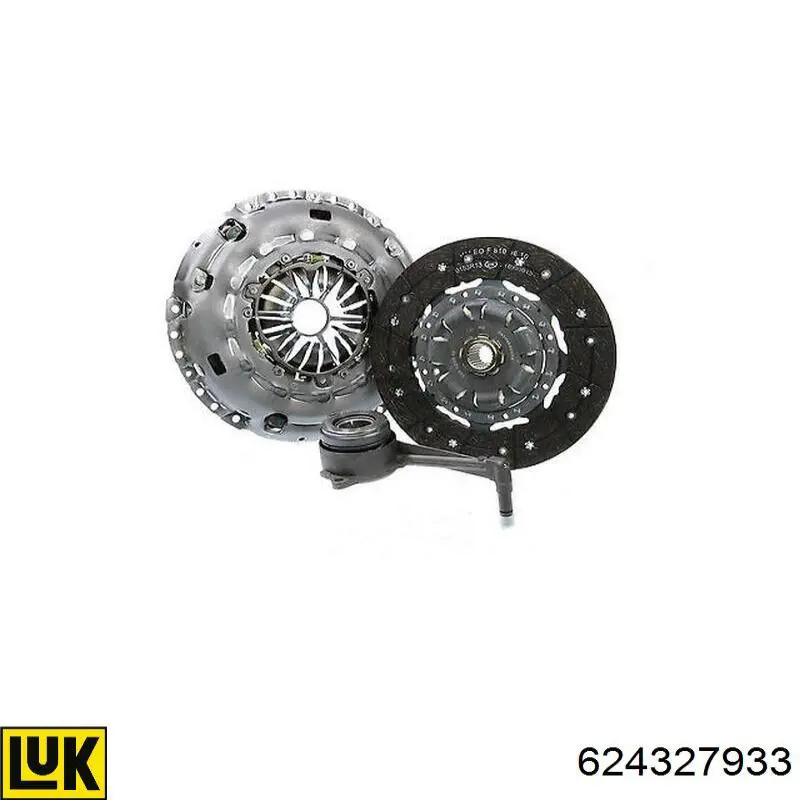 Zestaw sprzęgła (3 części) LUK 624327933 cena, od 307,43 USD