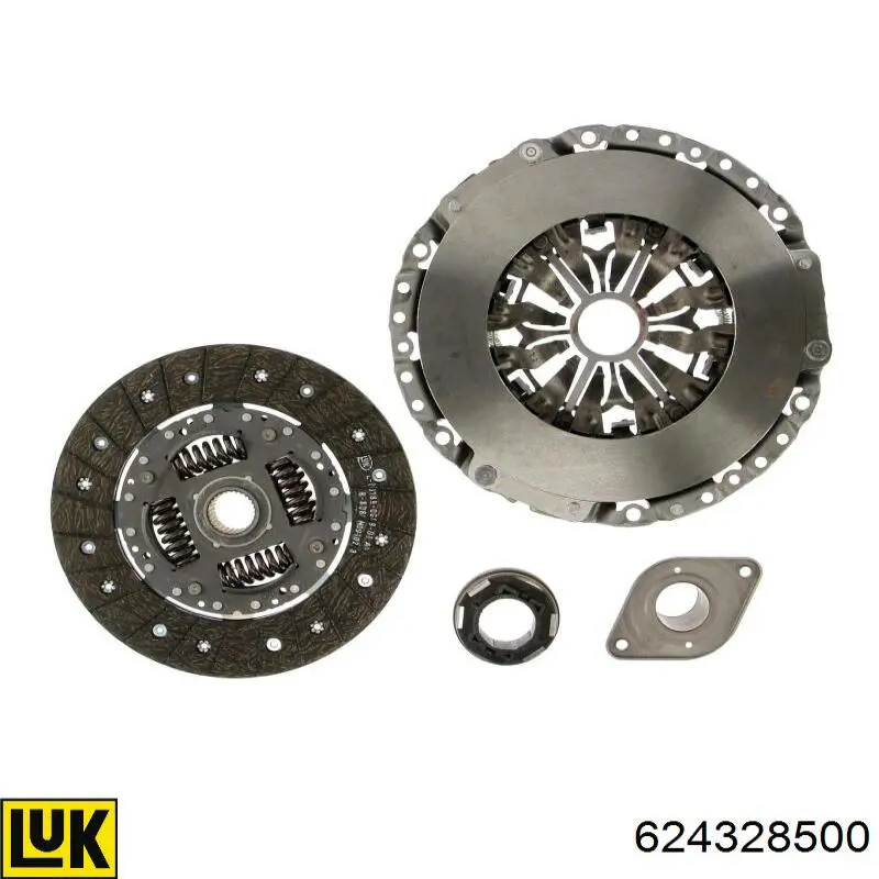 Zestaw sprzęgła (3 części) LUK 624328500