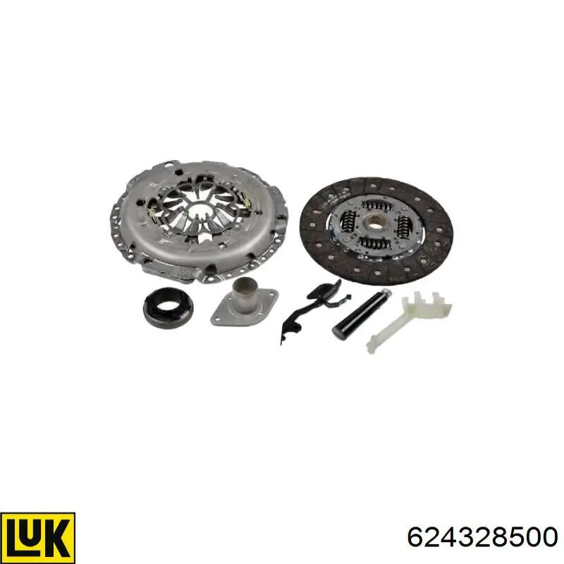 Do koszyka 624328500 LUK Zestaw sprzęgła (3 części)
