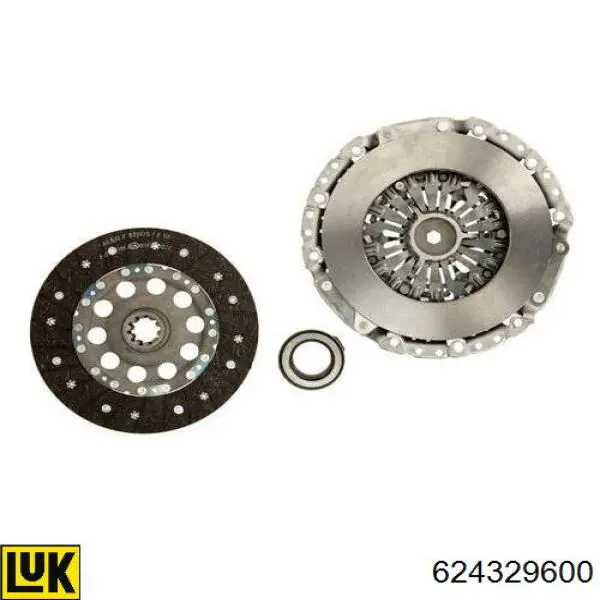 Zestaw sprzęgła (3 części) LUK 624329600 cena, od 119,18 USD