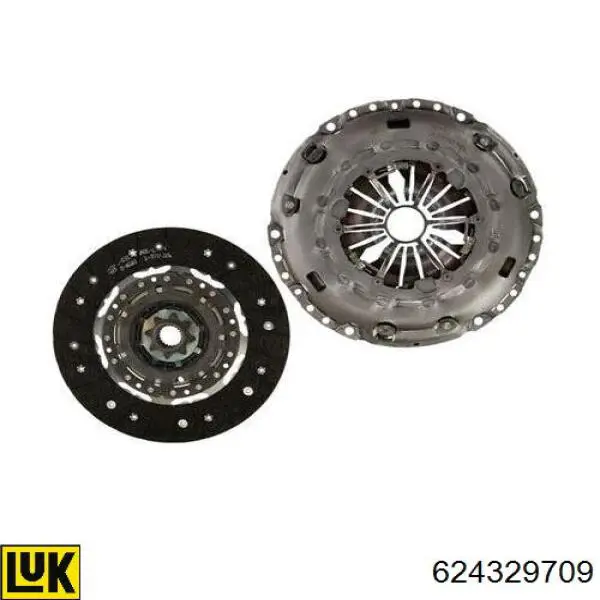 Zestaw sprzęgła (3 części) LUK 624329709 cena, od 134,79 USD