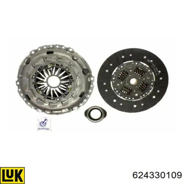Zestaw sprzęgła (3 części) LUK 624330109 cena, od 431,47 USD
