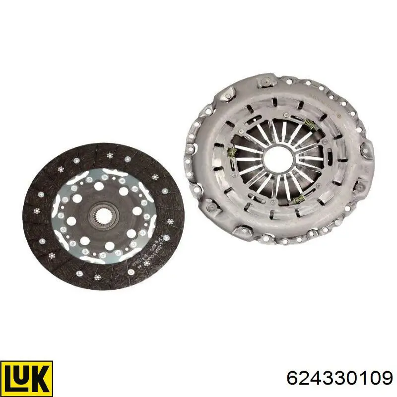 624330109 LUK Zestaw sprzęgła (3 części)