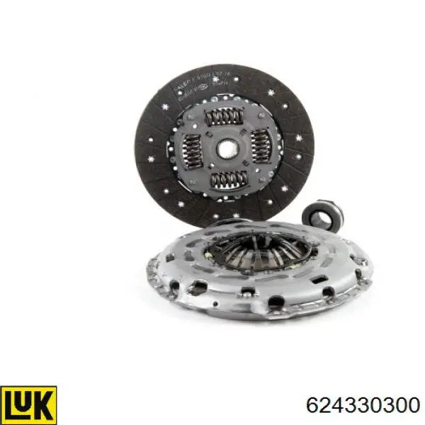 Zestaw sprzęgła (3 części) LUK 624330300