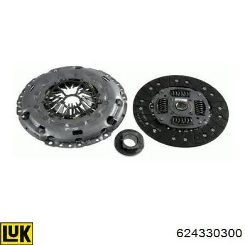 Zestaw sprzęgła (3 części) LUK 624330300 cena, od 242,43 USD