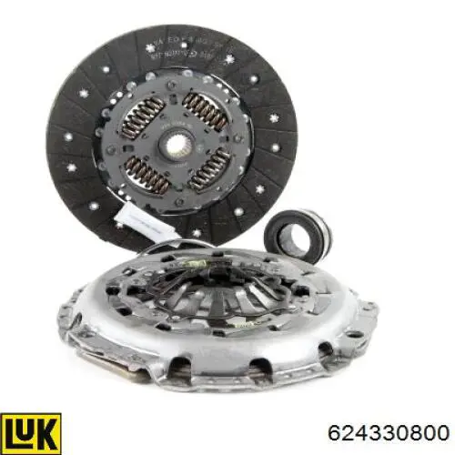 Zestaw sprzęgła (3 części) LUK 624330800 cena, od 245,76 USD