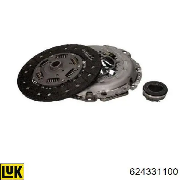 Zestaw sprzęgła (3 części) 624331100 LUK