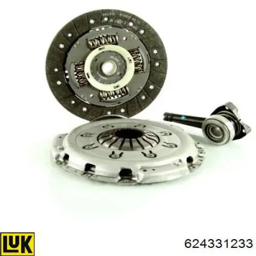 Zestaw sprzęgła (3 części) LUK 624331233 cena, od 181,00 USD