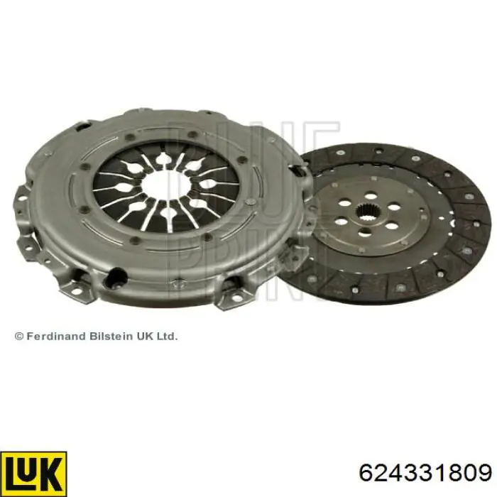 5S717540DA Ford zestaw sprzęgła (3 części)