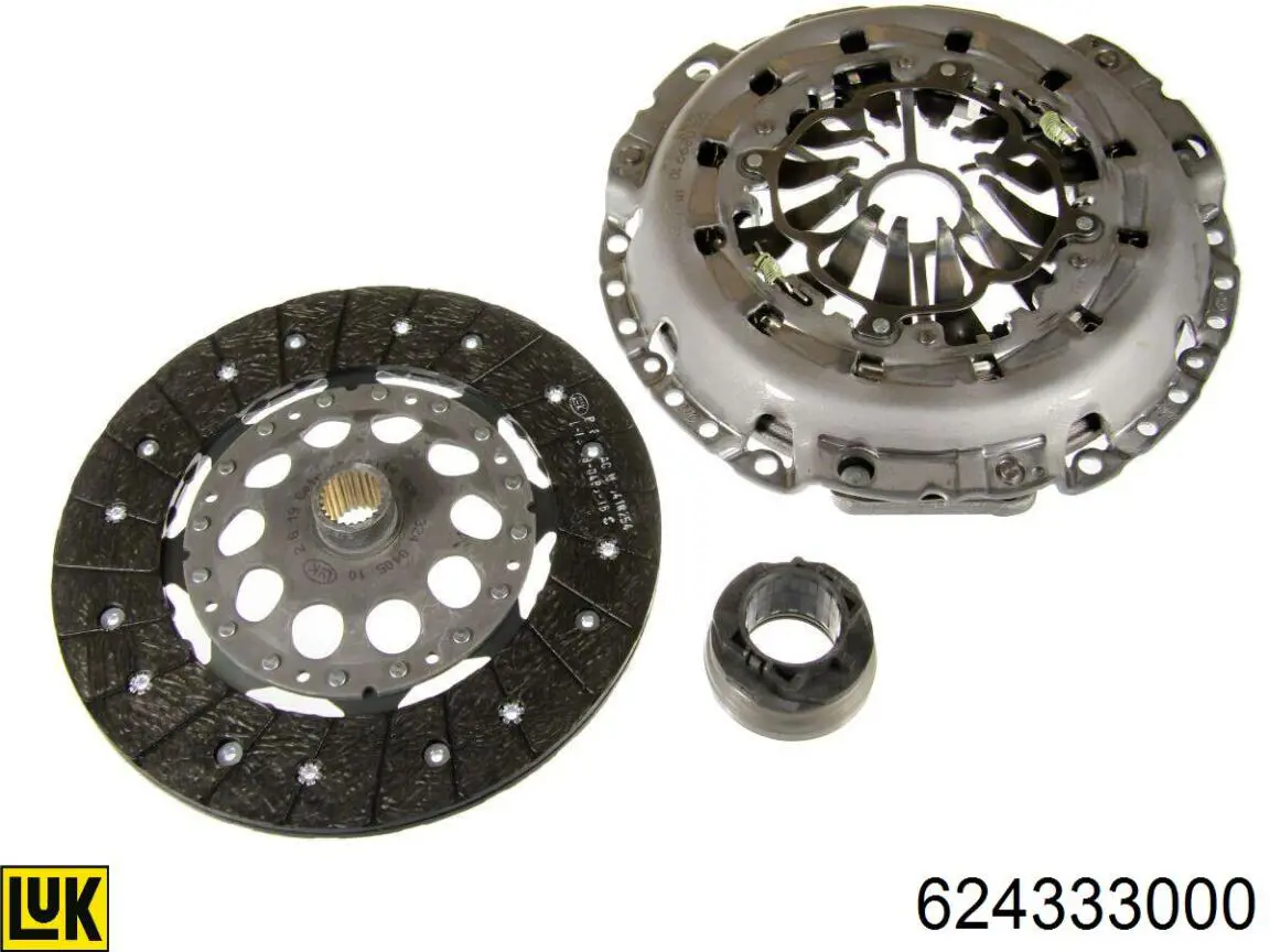 Zestaw sprzęgła (3 części) 624333000 LUK