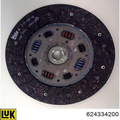 Zestaw sprzęgła (3 części) LUK 624334200