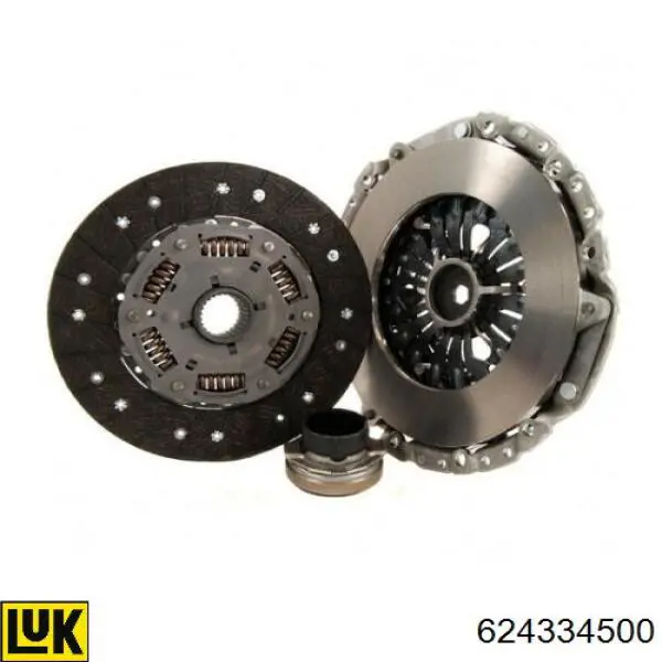 Zestaw sprzęgła (3 części) LUK 624334500 cena, od 149,83 USD