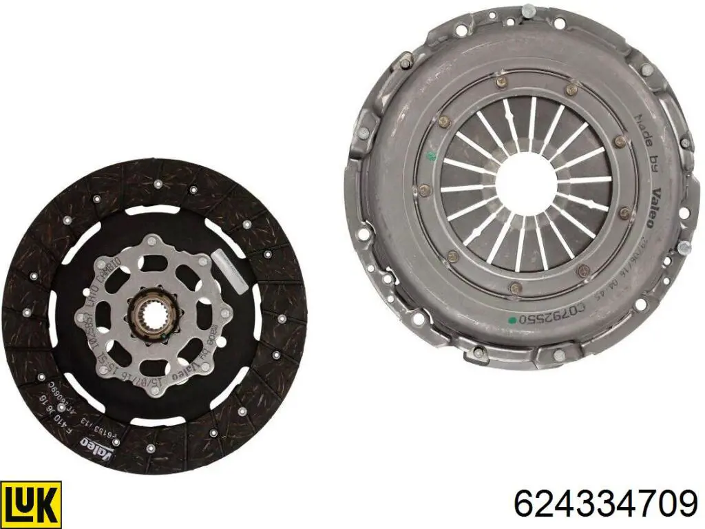 Zestaw sprzęgła (3 części) Fiat/Alfa/Lancia 55216285 cena, od 150,37 USD