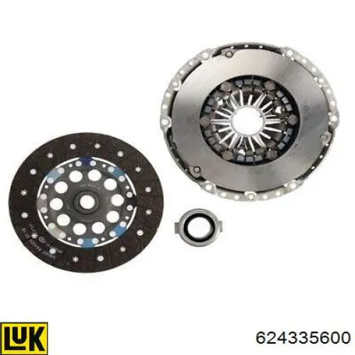 Zestaw sprzęgła (3 części) 624335600 LUK