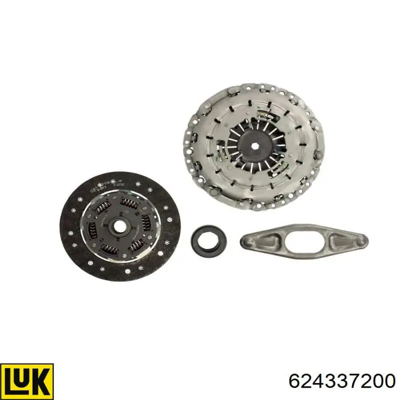 Zestaw sprzęgła (3 części) LUK 624337200 cena, od 343,58 USD