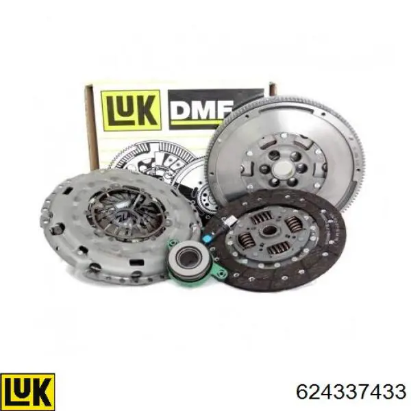 Zestaw sprzęgła (3 części) LUK 624337433 cena, od 383,52 USD