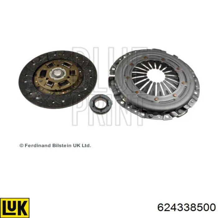 Zestaw sprzęgła (3 części) LUK 624338500 cena, od 161,85 USD