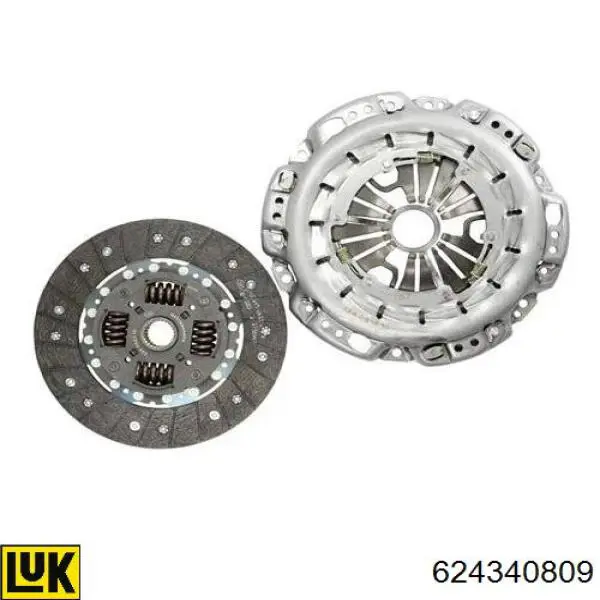 Zestaw sprzęgła (3 części) LUK 624340809 cena, od 190,81 USD