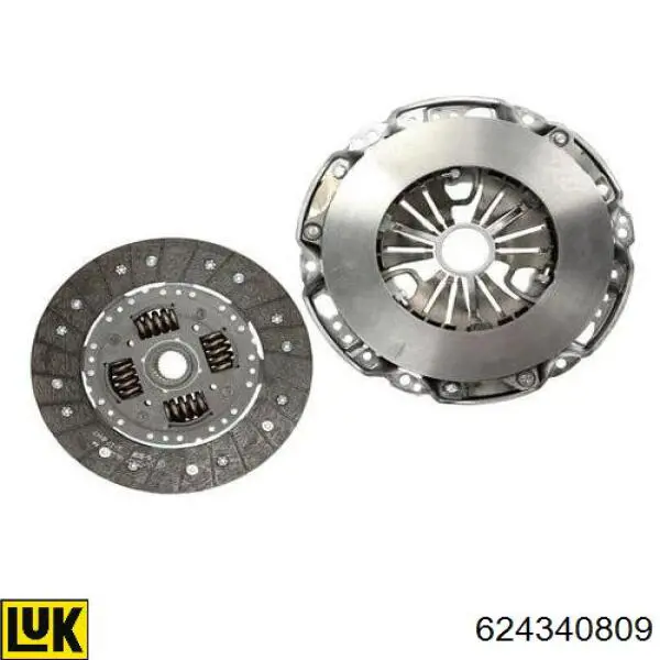 Do koszyka 624340809 LUK Zestaw sprzęgła (3 części)