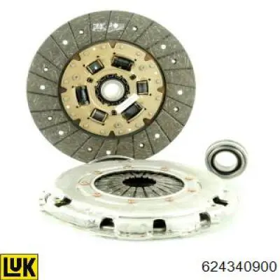Zestaw sprzęgła (3 części) 624340900 LUK