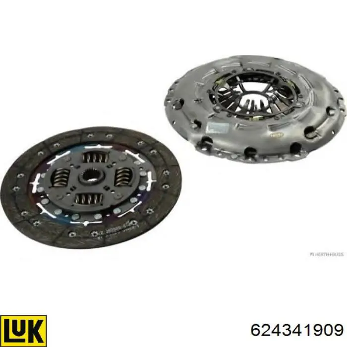 Zestaw sprzęgła (3 części) LUK 624341909 cena, od 314,91 USD