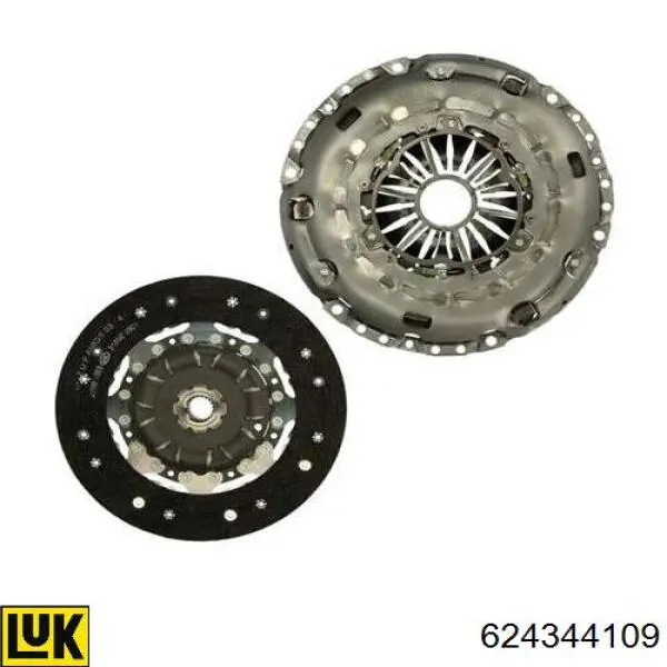 Zestaw sprzęgła (3 części) LUK 624344109 cena, od 226,63 USD