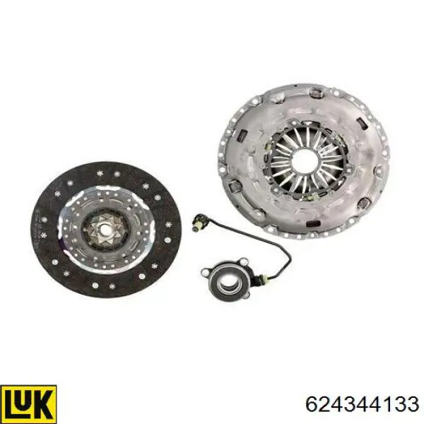 Zestaw sprzęgła (3 części) LUK 624344133 cena, od 328,02 USD