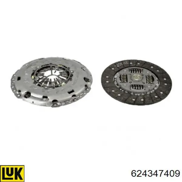 Zestaw sprzęgła (3 części) LUK 624347409 cena, od 262,91 USD