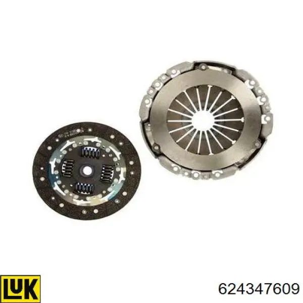 Zestaw sprzęgła (3 części) LUK 624347609 cena, od 152,70 USD