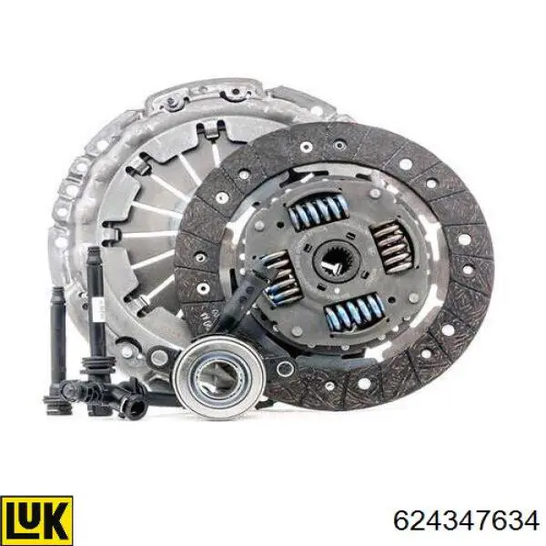 Zestaw sprzęgła (3 części) LUK 624347634 cena, od 221,05 USD