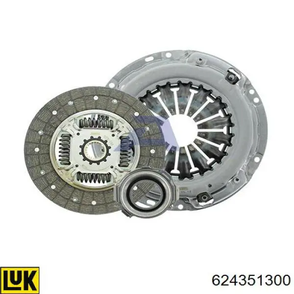 Do koszyka 624351300 LUK Zestaw sprzęgła (3 części)