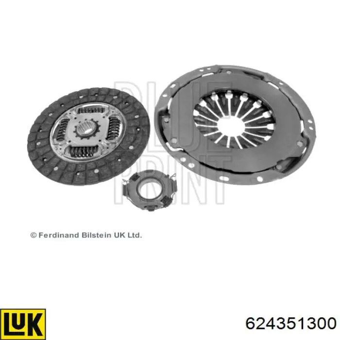 Zestaw sprzęgła (3 części) LUK 624351300 cena, od 255,32 USD