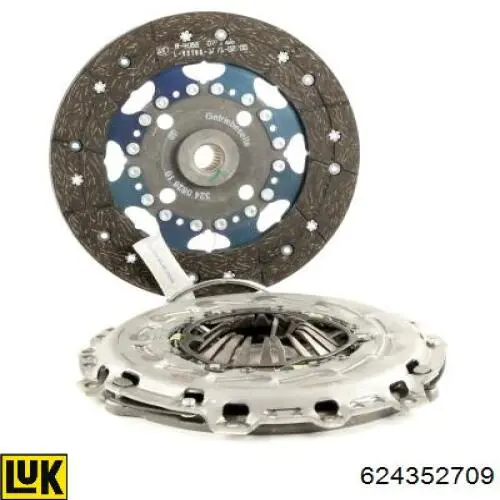 Zestaw sprzęgła (3 części) LUK 624352709 cena, od 271,71 USD