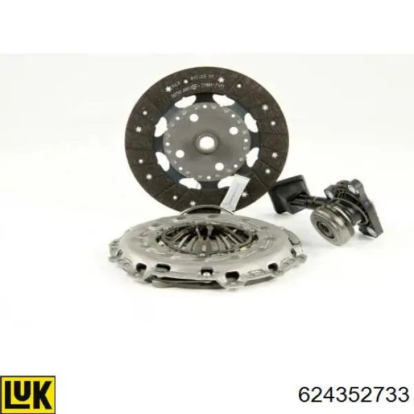 Zestaw sprzęgła (3 części) LUK 624352733 cena, od 220,02 USD